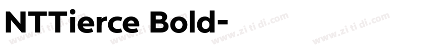 NTTierce Bold字体转换